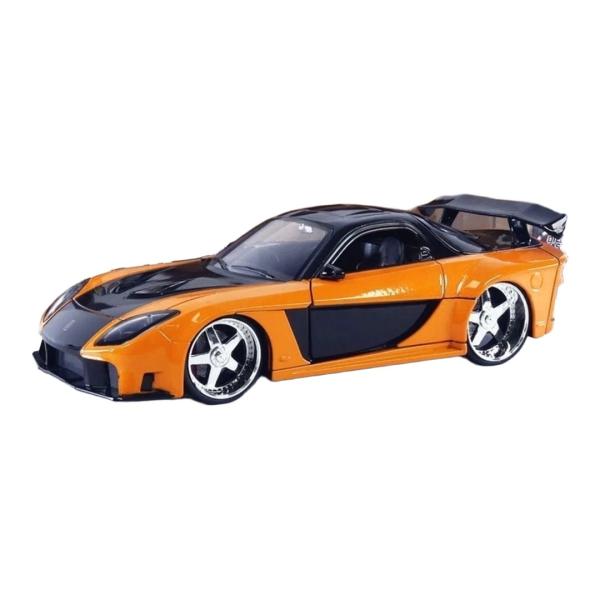 マツダ RX-7 1997 ハン フィギュア付き ワイルドスピード オレンジ / Jada Toys...