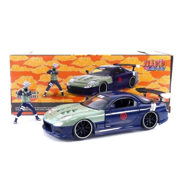 マツダ RX-7 1993 カカシ フィギュア付き ワイルドスピード ブルー/グリーン / Jada...