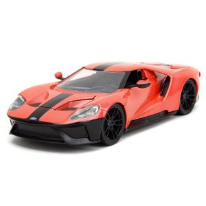 2017 Ford GT メタリックサーモン ブラックストライプ ミニカー / JADA 1/24