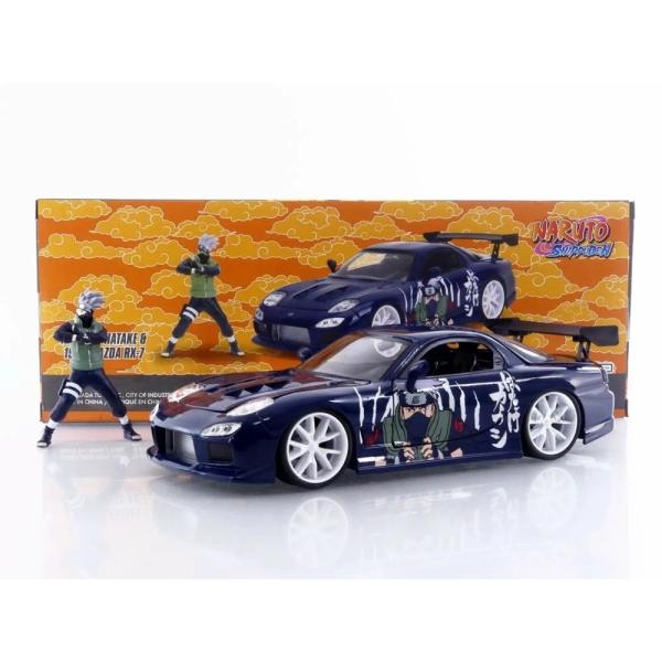 マツダ RX-7 1993 カカシ・ハタケ フィギュア付き ブルー / Jada Toys 1/24...