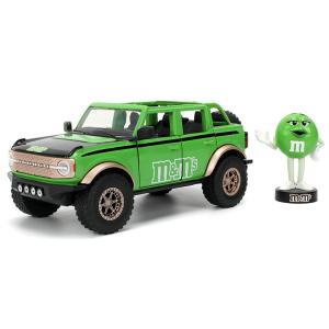 フォード ブロンコ 2021 M&amp;M's グリーンM&amp;Mフィギュア付き / JADA 1/24