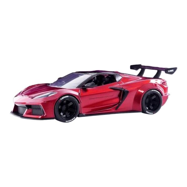 シボレー コルベット C8 リバティーウォーク レッド / Jada Toys 1/24 ミニカー