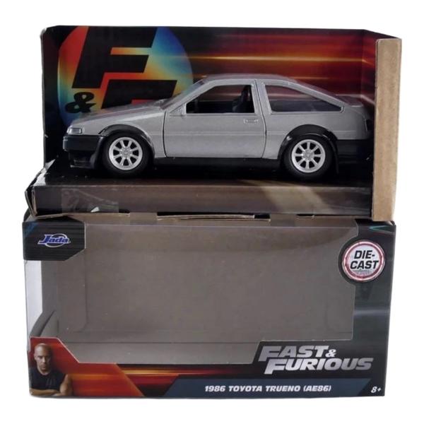 トヨタ トレノ AE86 1986 シルバー ワイルドスピード / Jada Toys 1/32 ミ...