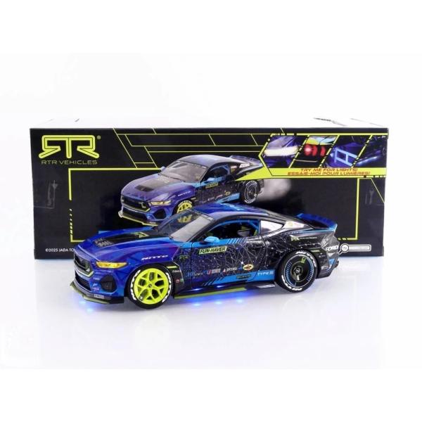 フォード マスタング GT RTR 2024 ブルー / Jada Toys 1/24 ミニカー
