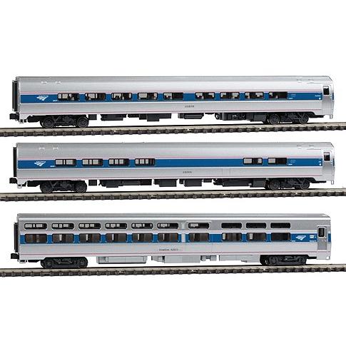 アムトラック インターシティ・エクスプレス 3両セット 完成品 (フェーズIVb 2000年代ロゴ)...