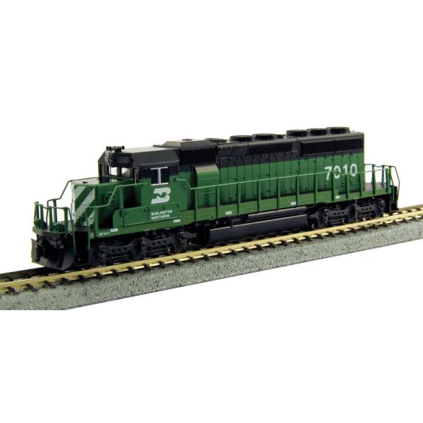 EMD SD40-2 初期型 ディーゼル機関車 DC バーリントン・ノーザン #6361 (カスケー...
