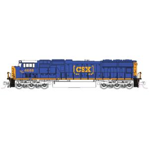EMD SD70M ディーゼル機関車 フラットラジエーター CSX #4688 Spirit of ...