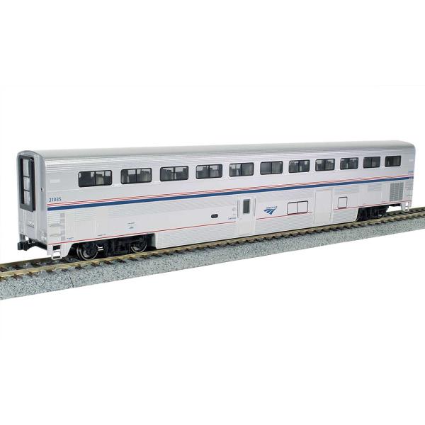 Amtrak スーパーライナーI 客車・荷物車合造車 (室内灯付) 完成品 #31003 フェーズV...