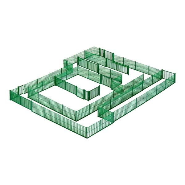 Wire Fence in Green Plastic Model Kit / Kibri 1/87...