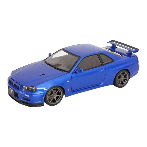 【予約】 Nissan Skyline GT-R R34 V-SPEC II 2001 ブルーメタリ...