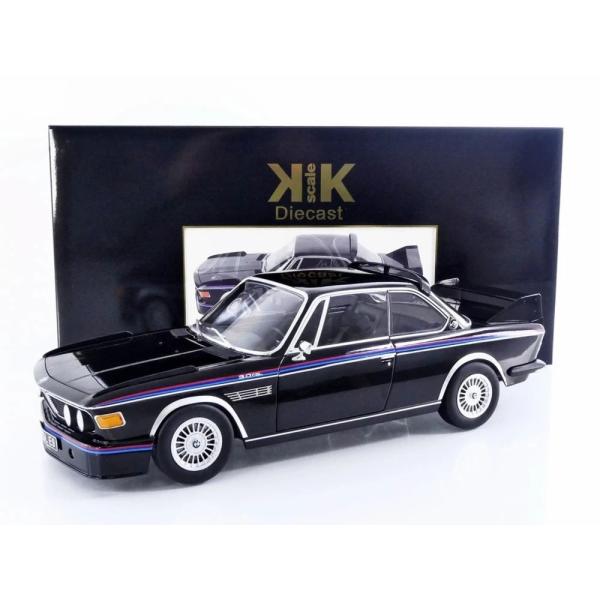 BMW 3.0 CSL E9 1973 ブラック / KK Scale 1/12 ミニカー