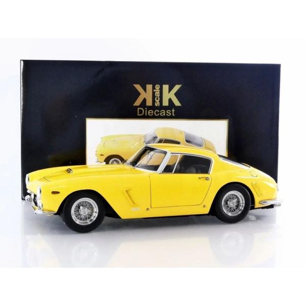 フェラーリ 250 GT SWB パッソ・コルタ 1961 イエロー / KK Scale 1/12...