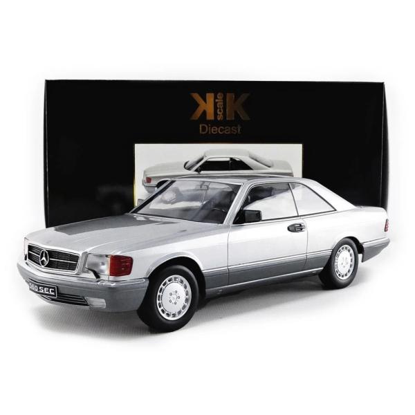 【予約】 メルセデスベンツ 560 SEC C126 1985 シルバー / KK Scale 1/...