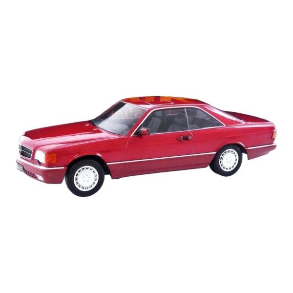 メルセデスベンツ 560 SEC C126 1985 レッド / KK Scale 1/18 ミニカ...
