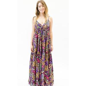 Floral Printed マキシ丈ワンピース/LANIラニ インポートレディース通販 リゾート ...