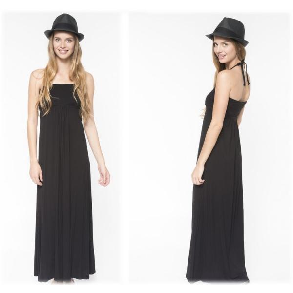 Solid Tube Top Floor Length マキシ丈ワンピース/LANIラニ インポート...