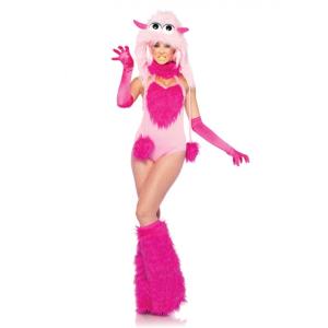 53211コットンキャンデイモンスターコスチューム 2点セット 大人用 コスプレ衣装　/LEG AV...