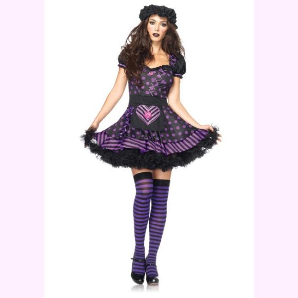 83830ダークドリー(お人形)ドレスコスチューム 2ピースセット コスプレ衣装　パーティー ハロウ...