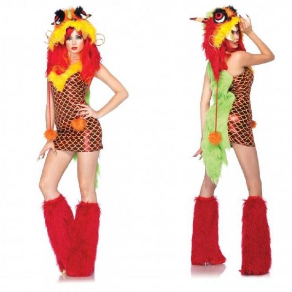 85088インペリアルドラゴンコスチューム　2ピースセット /LEG AVENUEレッグアベニュー ...