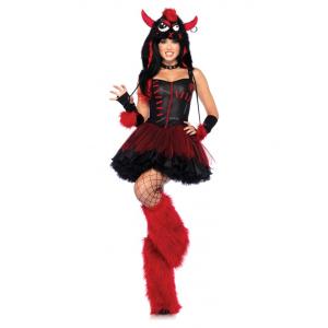 85163バッドモンスターコスチューム　3ピースセット /LEG AVENUEレッグアベニュー コス...