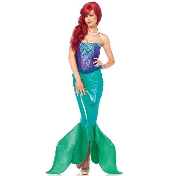 フェアリーテール　リトルマーメイド　アリエルモチーフコスチューム 2点セット ディズニー 仮装コスチ...