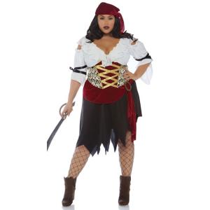 ハイ・シー ウェンチ 女海賊 コスチューム【大きいサイズ】レッグアベニューコスプレ衣装 大人女性