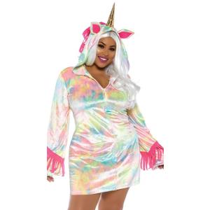 エンチャンド　魅惑のユニコーン フーディ コスチューム【大きいサイズ】コスプレ衣装(仮装、ハロウィン...