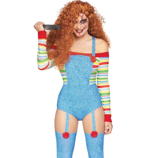 キラー ドール レディース用 ハロウィンコスチューム  ４点セット 仮装