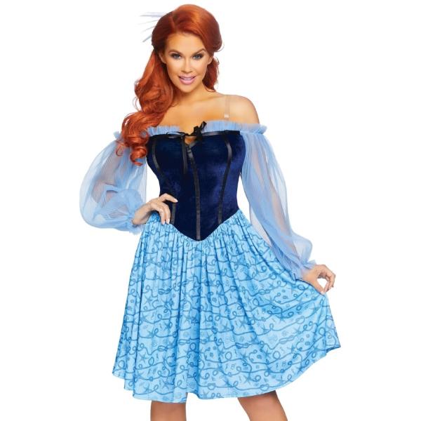 ペザント マーメイド レディース用 ハロウィンコスチューム  ３点セット 仮装