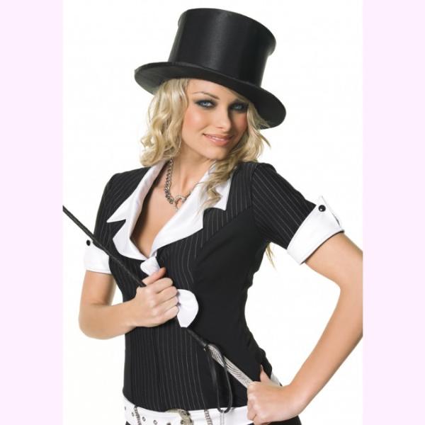 A1007 サテンポップアップトップ　ミニハット帽子 コスチュームセクシー /LEG AVENUEレ...