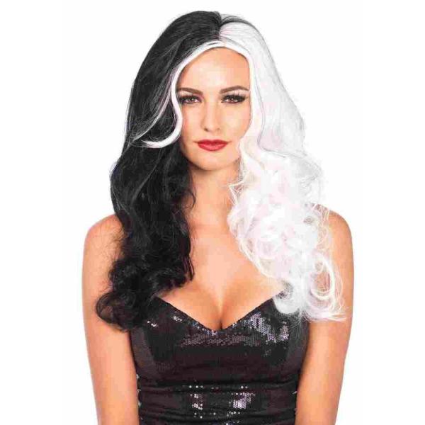 クルエラ風ウィッグ LegAvenueレッグアベニュー アクセサリー 仮装コスチューム コスプレ・ハ...