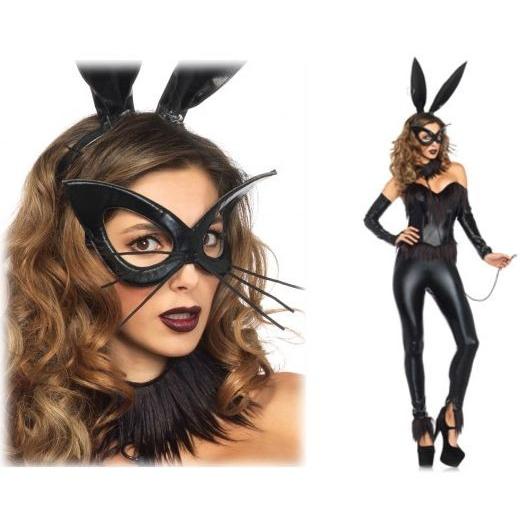 ヒゲ付き　バニーガールマスクレッグアベニュー アクセサリー 仮装コスチューム コスプレ・ハロウィン・...