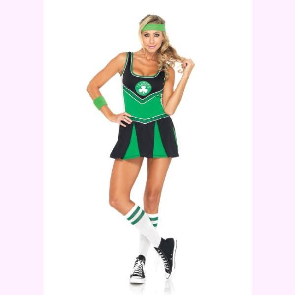 N839711枚でサマになる NBAボストンセルティックスのチアリーダーコスチューム2ピースセット ...