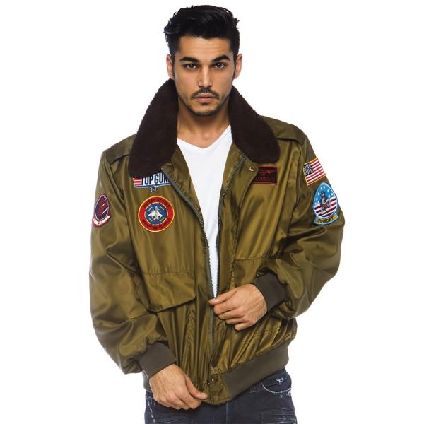 トップガン　ナイロンボンバージャケット コスチューム レッグアベニュー  大人男性