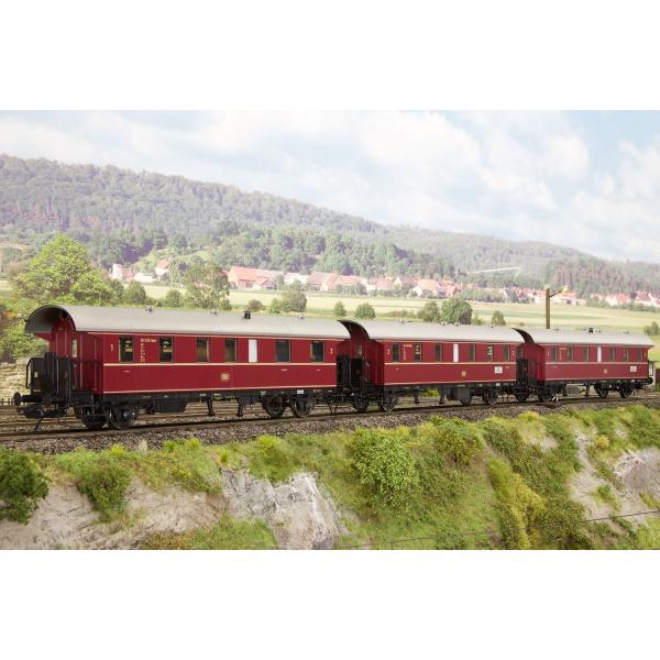 ゼロゲージ 鉄道模型 編成セット Lenz DB 3 Donnerbuechse set Era I...
