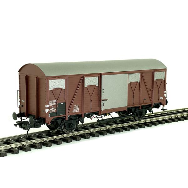0ゲージ 鉄道模型 貨車 Lenz SBB K4 49662 Era III DC Covered ...