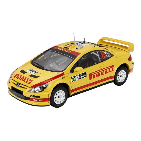 Peugeot 307 WRC #25 ラリーアルゼンチン 2006 G.Galli イエロー レッ...