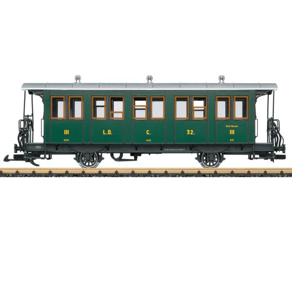 Gゲージ 鉄道模型 客車 LGB エルジービー RhB LD C32 3rd class green...