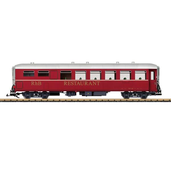 Gゲージ 鉄道模型 食堂車 LGB エルジービー RhB WR3811 Era IV with in...