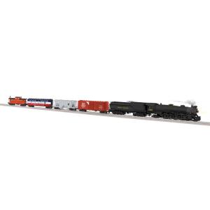 Lionel Oゲージ ニューヘイブン鉄道 4-8-2 #3345 蒸気機関車 & 貨車4両 貨物列車セット ミニットマン 3線式 サウンド 発煙付