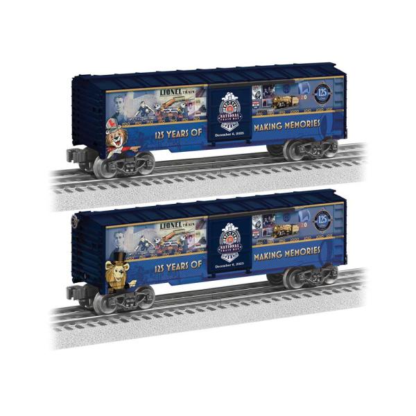 Lionel Oゲージ 2025年 ナショナル・ライオネル・トレイン・デー スチール製有蓋車 3線式...