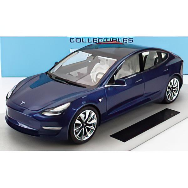 TESLA MODEL 3 2017 ブルー LS-Collectibles 1/18