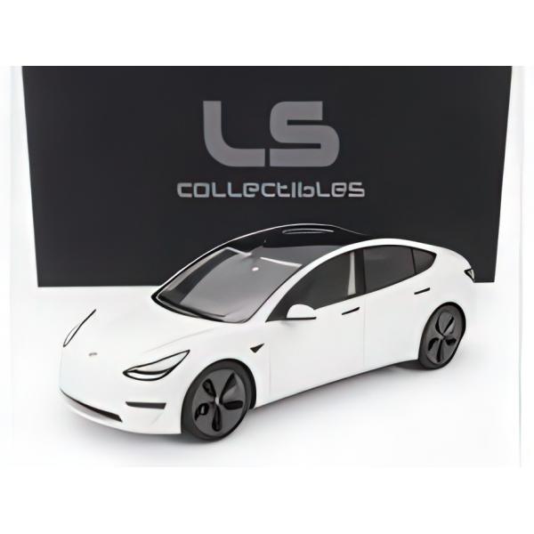 テスラ モデル3 2021 白 LS-Collectibles 1/18