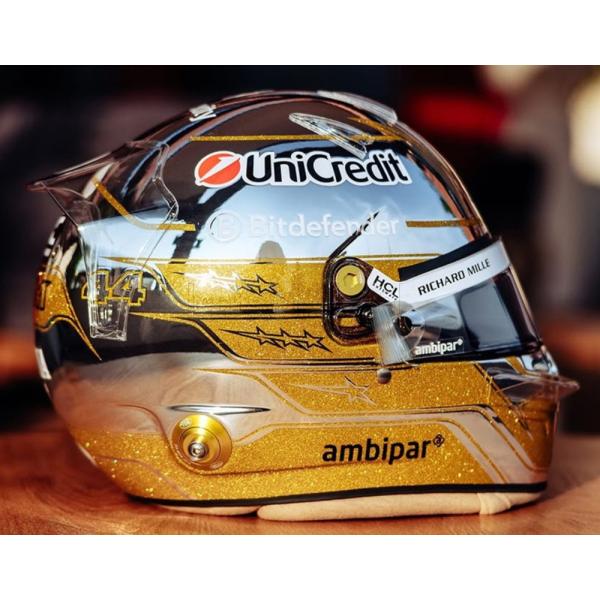 【予約】25年8-10月予定 BELL 1/5 ヘルメット F1 ハミルトン 2025 アブダビ L...