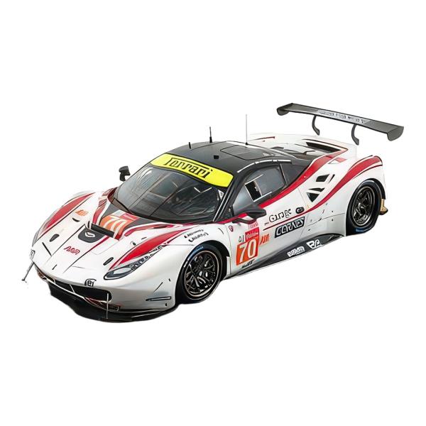 フェラーリ 488 GTE Evo #70 24時間ルマン 2019 ホワイト レッド / LOOK...