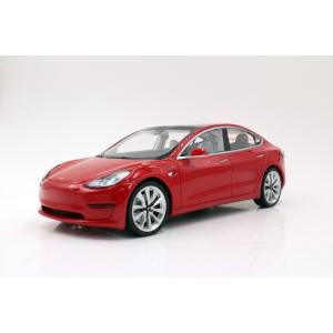 Tesla Model 3 red  /Ls Collectibles  1/18 ミニカー