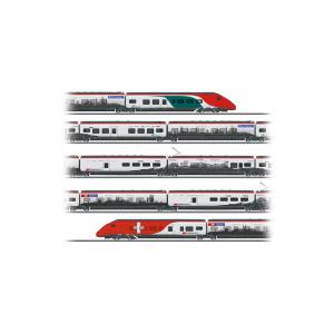 HOゲージ 鉄道模型 Marklin SBB RABe 501 Giruno high-speed train Era VI AC mfx+