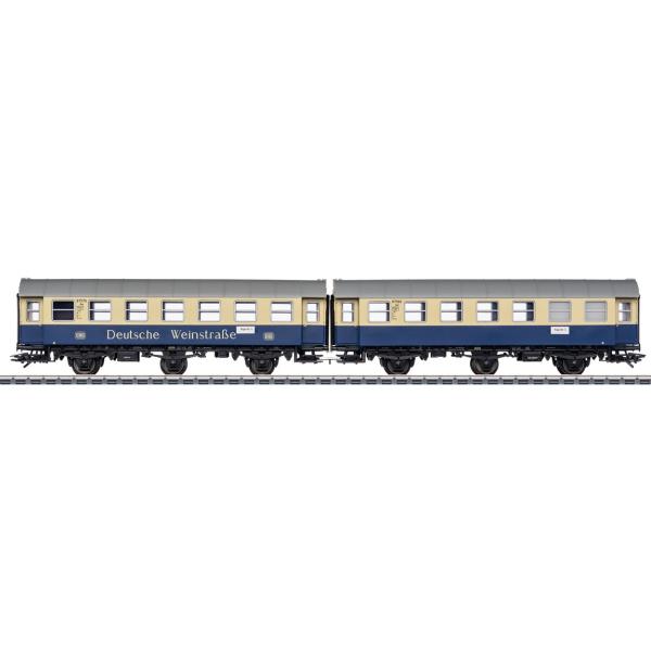 HOゲージ 鉄道模型 Maerklin DB Umbauwagen 2両セット Deutsche W...