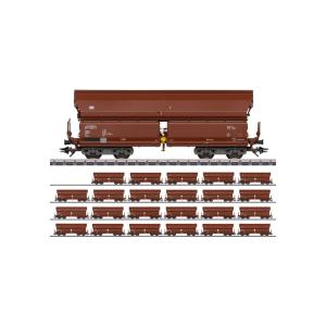HOゲージ 鉄道模型 Maerklin メルクリン 24 swing roof wagons type Tals DB Era IV AC