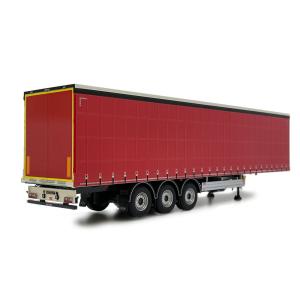 【予約】1月 Pacton カーテンサイダートレーラー プレーンレッド MARGEMODELS 1/...